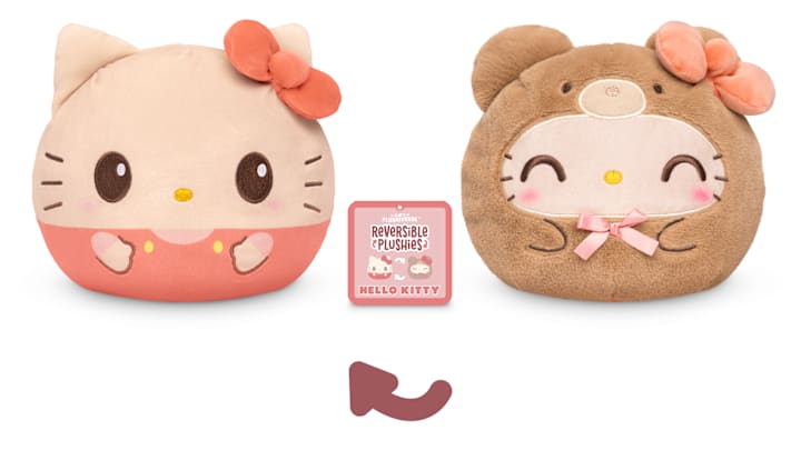 Hello Kitty Teddy Bear Plush Image. Image Credit to TeeTurtle/Sanrio