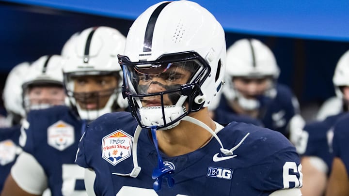 Penn State Nittany Lions offensive lineman Drew Shelton.