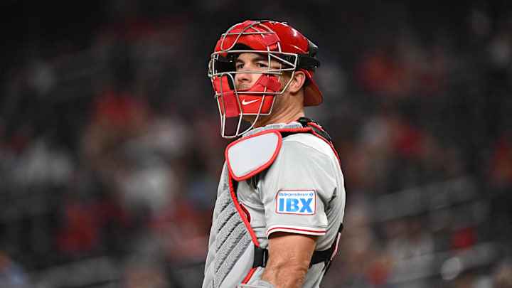 Philadelphia Phillies catcher J.T. Realmuto will play fewer games in 2025 and will need a better backup