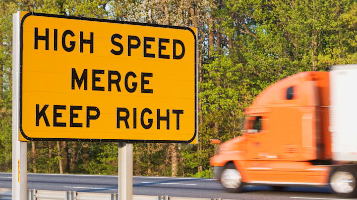 Highway merging can be hazardous.