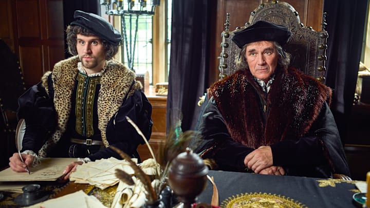 MASTERPIECE
Wolf Hall: The Mirror and the Light

Episode Two: Obedience
Sunday, March 30, 2025 at 9/8c on PBS
A secret marriage brings scandal to court, giving Cromwell the opportunity to bring his adversary Norfolk down for good. But an unexpected encounter forces Cromwell to question where his loyalties lie.

Shown L-R: Harry Melling (Thomas Wriothesley), Mark Rylance (Thomas Cromwell)

Photographer: Nick Briggs 

For editorial use only.

© Playground Television (UK) Ltd