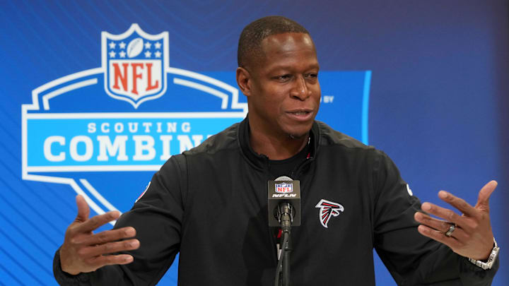 Atlanta Falcons coach Raheem Morris