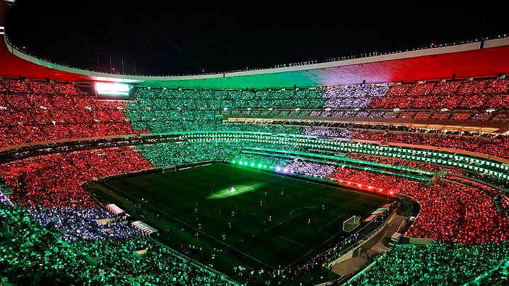El Estadio Azteca, nombrado Estadio Ciudad de México para la Copa del Mundo. El Estadio Azteca, nombrado Estadio Ciudad de México para la Copa del Mundo.