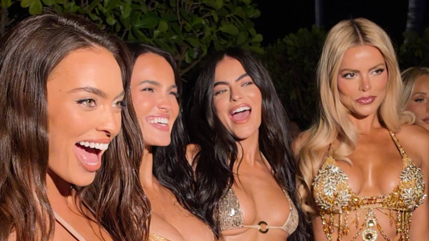 The Nader Sisters Slay the SI Swimsuit Runway During Swim Week