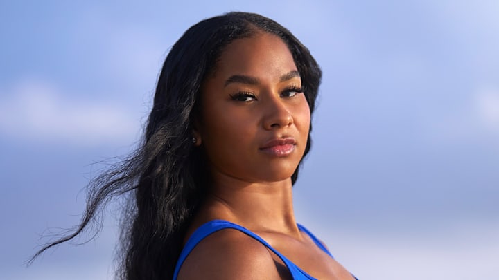 Jordan Chiles was photographed by Ben Horton at The Boca Raton. Jordan Chiles was photographed by Ben Horton at The Boca Raton.