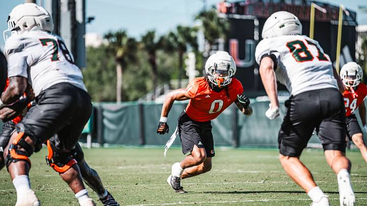 Miami Hurricanes Fall Camp on Greentree Miami Hurricanes Fall Camp on Greentree