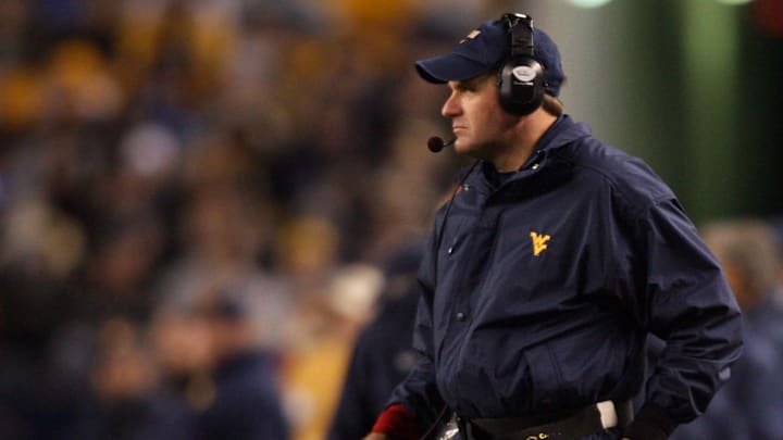 Nov 16, 2006; Pittsburgh , PA, USA; West Virginia coach Rich Rodriguez is seen on the sidelines in the first half against Pittsburgh at Heinz Field in Pittsburgh, PA. Mandatory Credit: Jason Bridge-Imagn Images Copyright (c) 2006 Jason Bridge Nov 16, 2006; Pittsburgh , PA, USA; West Virginia coach Rich Rodriguez is seen on the sidelines in the first half against Pittsburgh at Heinz Field in Pittsburgh, PA. Mandatory Credit: Jason Bridge-Imagn Images Copyright (c) 2006 Jason Bridge