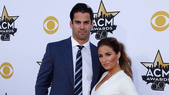 Eric Decker, Jesse James Decker. 50th Academy Of Country Music Awards held at AT&T Stadium. Eric Decker, Jesse James Decker. 50th Academy Of Country Music Awards held at AT&T Stadium.