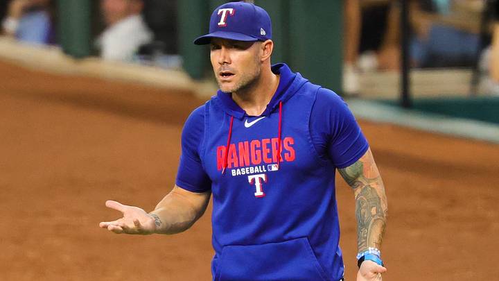 Texas Rangers manager Skip Schumaker. Credit: Kevin Jairaj-Imagn Images Texas Rangers manager Skip Schumaker. Credit: Kevin Jairaj-Imagn Images