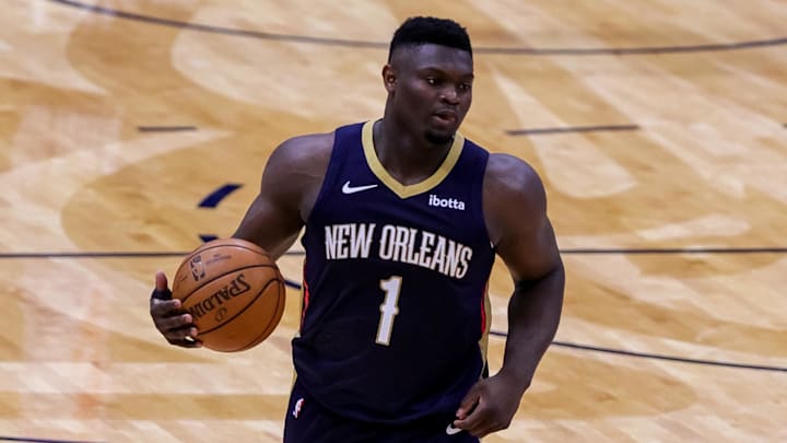 New Orleans Pelicans forward Zion Williamson.