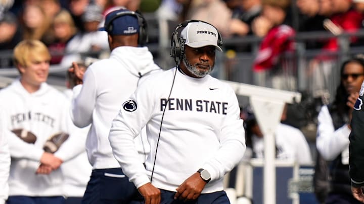 Penn State Nittany Lions interim head coach Terry Smith in the first half against the Ohio State Buckeye at Ohio Stadium.