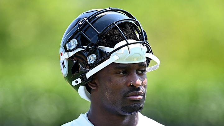 DK Metcalf at Pittsburgh Steelers Mandatory Minicamp DK Metcalf at Pittsburgh Steelers Mandatory Minicamp