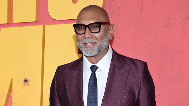 Dave Bautista on the red carpet Dave Bautista on the red carpet