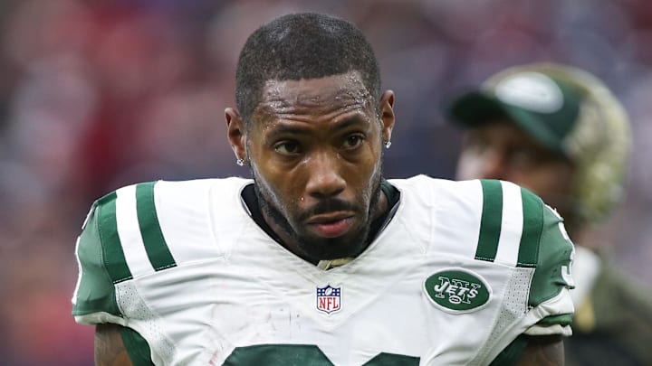 Nov 22, 2015; Houston, TX, USA; New York Jets cornerback Antonio Cromartie (31) during the game against the Houston Texans at NRG Stadium. Mandatory Credit: Troy Taormina-Imagn Images