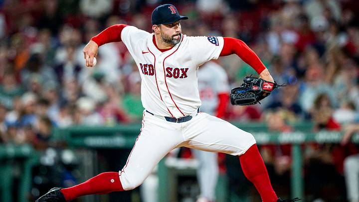 Jun 30, 2026; Boston, Massachusetts, USA; Boston Red Sox pitcher Tommy Kahnle (46) throws in the eighth inning against the Washington Nationals at Fenway Park. Mandatory Credit: Jaiden Tripi-Imagn Images Jun 30, 2026; Boston, Massachusetts, USA; Boston Red Sox pitcher Tommy Kahnle (46) throws in the eighth inning against the Washington Nationals at Fenway Park. Mandatory Credit: Jaiden Tripi-Imagn Images