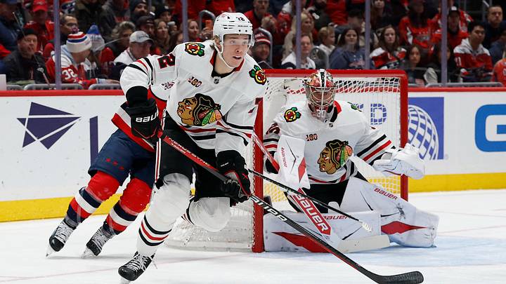 Alex Vlasic is one of eight defensemen that will start the 2026-27 season with the Chicago Blackhawks. 