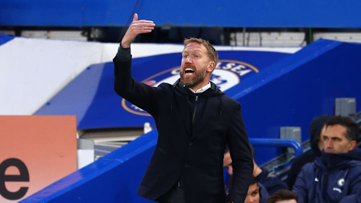 Graham Potters kurze Zeit als Chelsea-Coach ist vorbei Graham Potters kurze Zeit als Chelsea-Coach ist vorbei