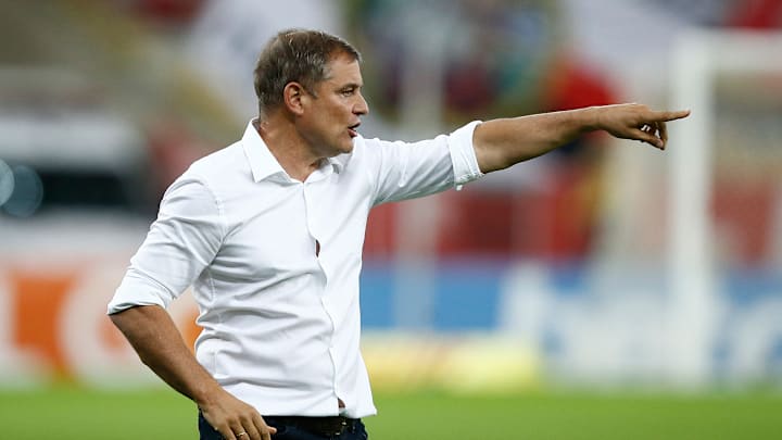 Diego Aguirre con el Internacional