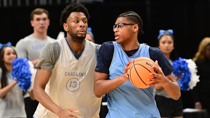 UNC basketball forward Jalen Washington