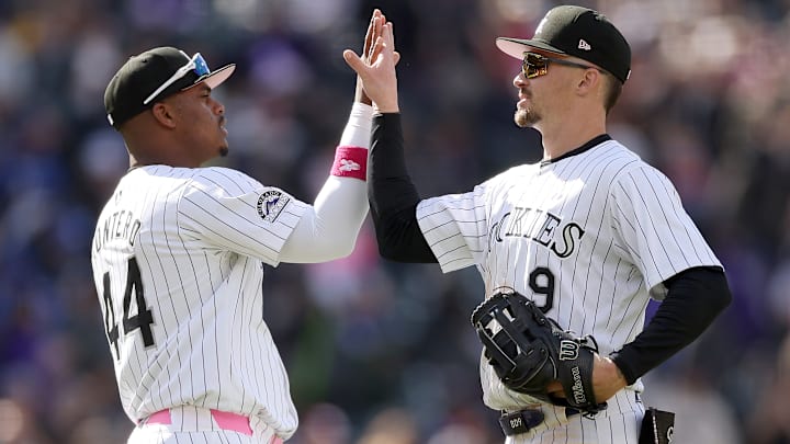 Texas Rangers v Colorado Rockies