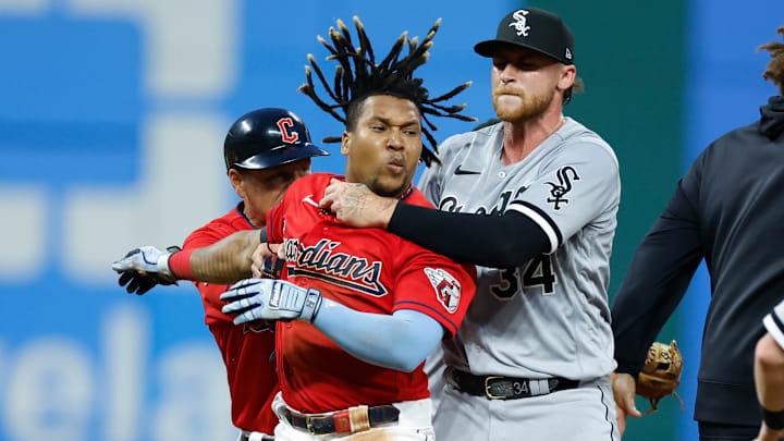 José Ramírez no dudó en pelear contra Tim Anderson, campocorto de los Medias Blancas de Chicago