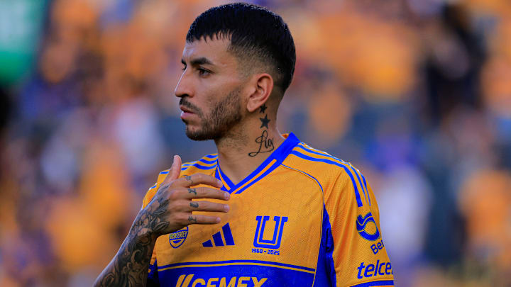 El argentino Ángel Correa logró sus primeros dos tantos con la U de Nuevo León El argentino Ángel Correa logró sus primeros dos tantos con la U de Nuevo León