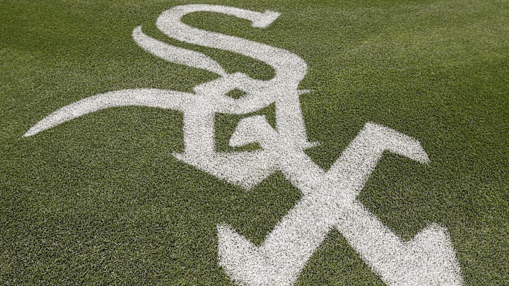 Chicago White Sox logo at Rate Field.