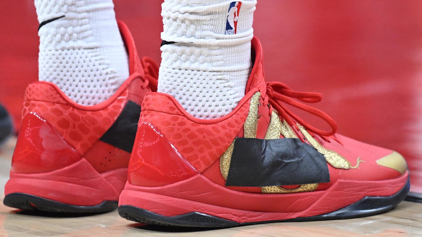 NBA Star Hides Nike Swoosh Logos on His Sneakers