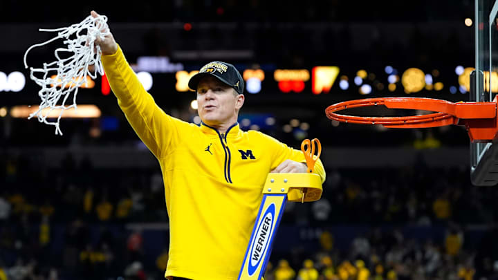Michigan head coach Dusty May.