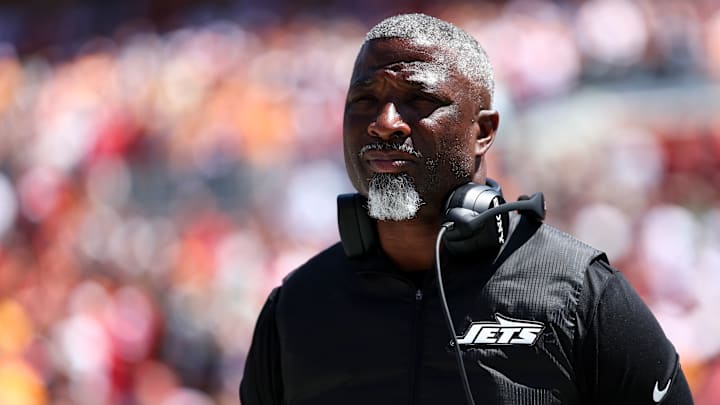 NY Jets head coach Aaron Glenn