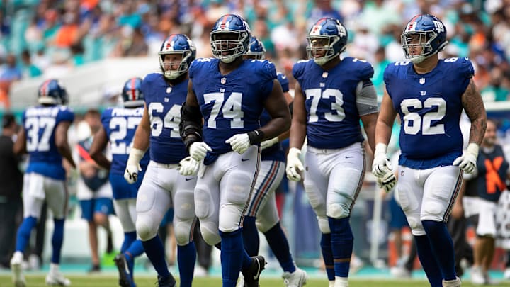 New York Giants offensive line