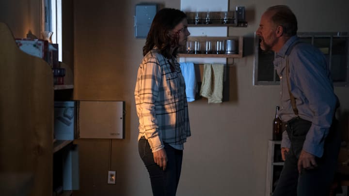 Lauren Cohan as Maggie Rhee, Xander Berkeley as Gregory - The Walking Dead _ Season 9, Episode 1 - Photo Credit: Jackson Lee Davis/AMC

