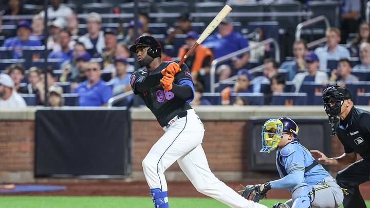 New York Mets designated hitter Luis Robert Jr.
