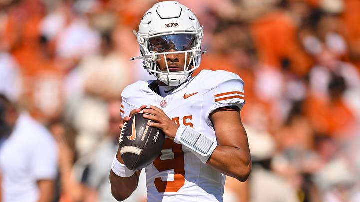 KJ Lacey, Oct. 10, Texas vs Oklahoma