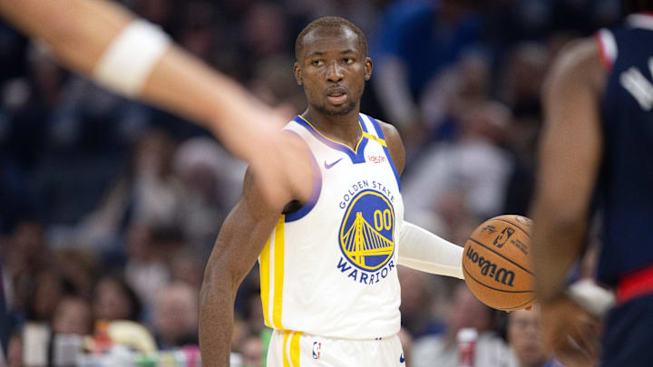 Golden State Warriors forward Jonathan Kuminga.