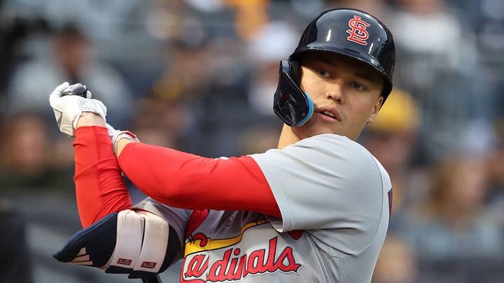 Sep 23, 2026; Pittsburgh, Pennsylvania, USA; St. Louis Cardinals second baseman JJ Wetherholt (26) prepares in the on-deck circle before batting against the Pittsburgh Pirates during the first inning at PNC Park. Mandatory Credit: Charles LeClaire-Imagn Images Sep 23, 2026; Pittsburgh, Pennsylvania, USA; St. Louis Cardinals second baseman JJ Wetherholt (26) prepares in the on-deck circle before batting against the Pittsburgh Pirates during the first inning at PNC Park. Mandatory Credit: Charles LeClaire-Imagn Images