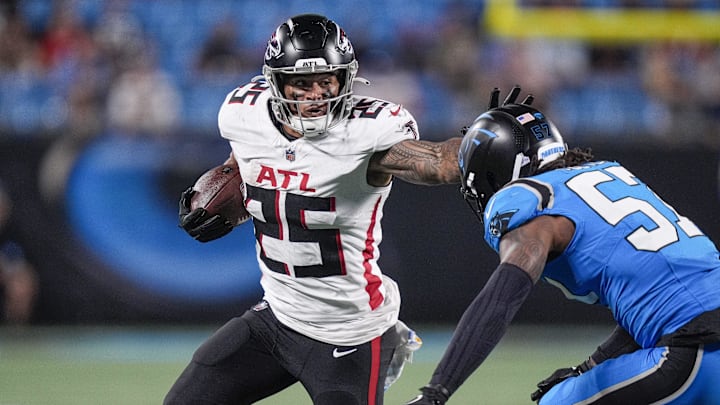 Atlanta Falcons running back Tyler Allgeier ran for a season-high 105 yards over the Carolina Panthers.