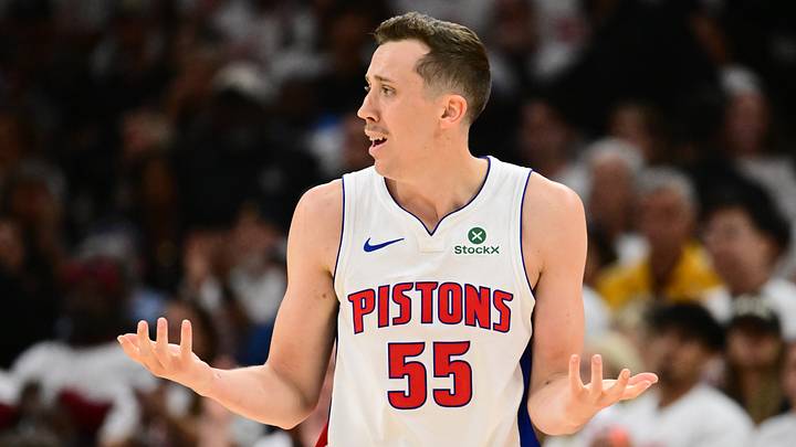 Duncan Robinson and the Pistons visit the Heat. Duncan Robinson and the Pistons visit the Heat.