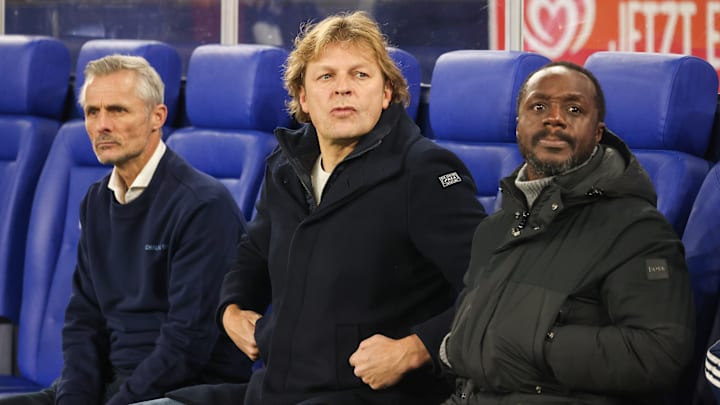 Ben Manga (re.) und Youri Mulder (mi.) verantworten das aktuelle Transferfenster