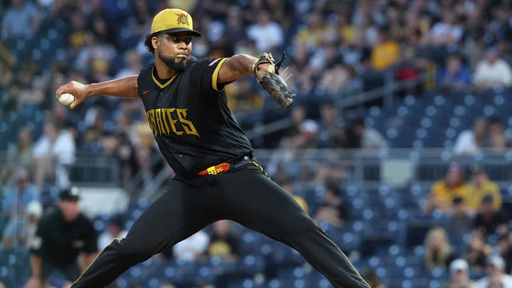 May 29, 2026; Pittsburgh, Pennsylvania, USA;  Pittsburgh Pirates relief pitcher Wilber Dotel (66) pitches against the Minnesota Twins during the sixth inning at PNC Park. Mandatory Credit: Charles LeClaire-Imagn Images