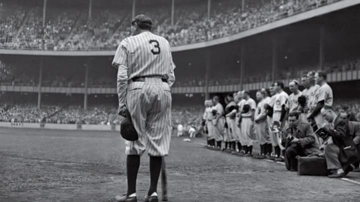 1948 "Babe Ruth Bows Out" Original Photo: Nat Fein, New York Herald Tribune