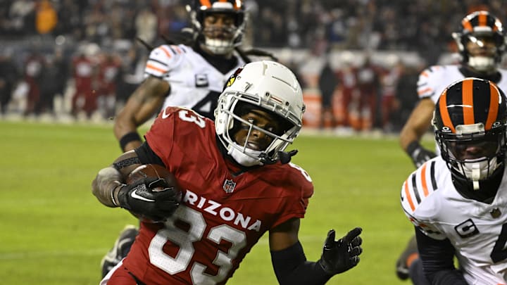 Wide receiver Greg Dortch scored a touchdown against the Bears last season in the 27-16 Chicago win. Wide receiver Greg Dortch scored a touchdown against the Bears last season in the 27-16 Chicago win.