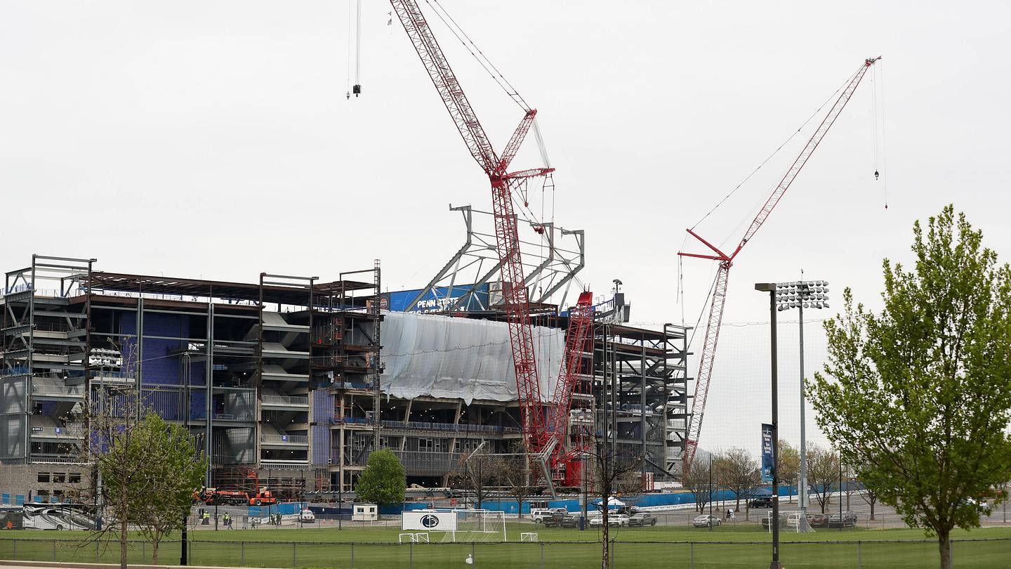 Penn State's Beaver Stadium Renovation Reaches Lofty Milesto