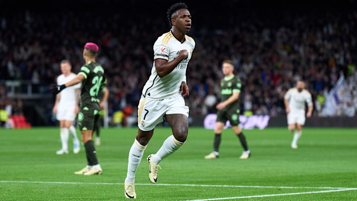 Vinícius Júnior vive grande fase com o Real Madrid neste início de 2024.