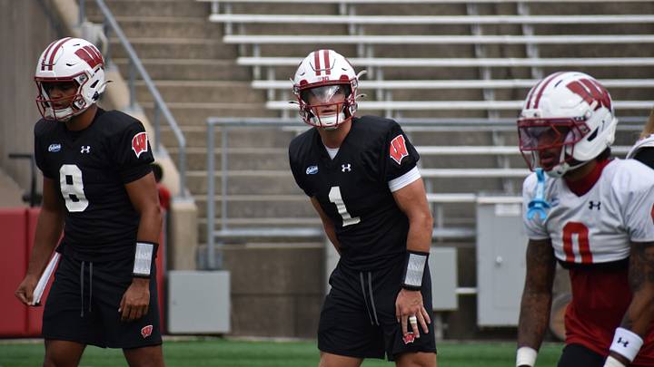 Wisconsin's Colton Joseph. Wisconsin's Colton Joseph.