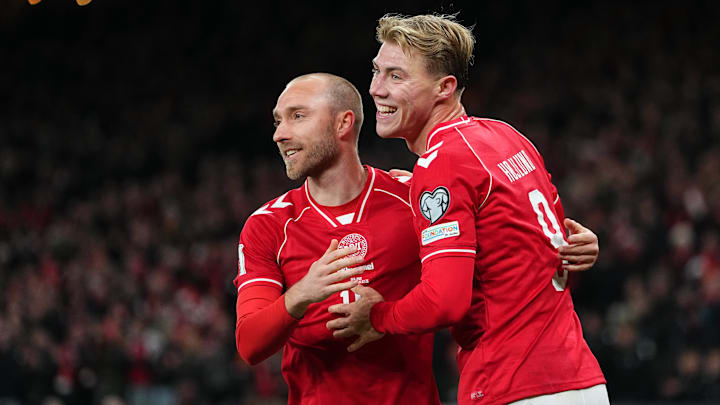 Eriksen e Hojlund estão entre as esperanças da Dinamarca