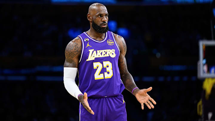 Los Angeles Lakers forward LeBron James.