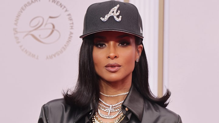 Ciara attends the 2025 BET Awards at Peacock Theater on June 09,2025 in Los Angeles, California. 