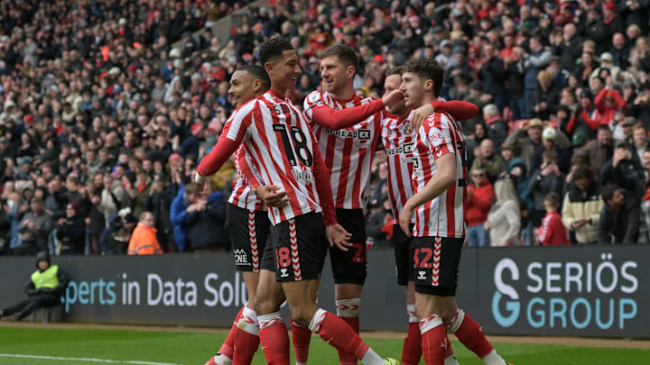 Trai Hume Celebrates His Goal Against Millwall In The EFL Champiosnhip