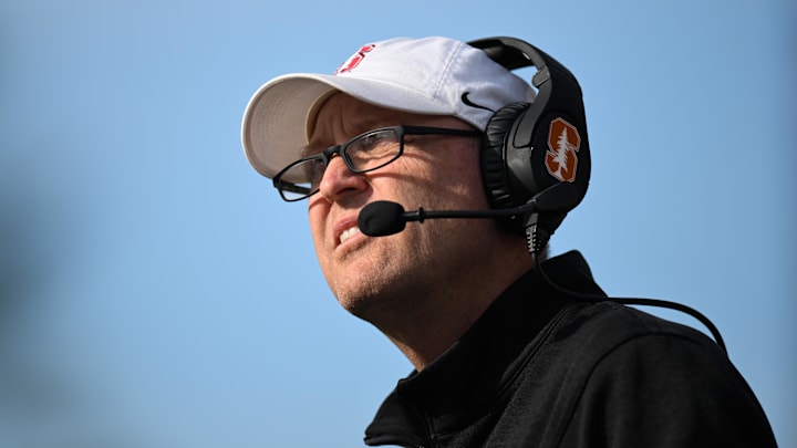 Troy Taylor speaks after Stanford fired the former football coach. Troy Taylor speaks after Stanford fired the former football coach.